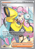 Iono 254/193 Holofoil, Paldea Evolved Pokémon card