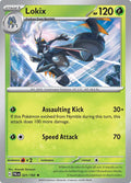 Lokix 021/193 Holofoil, Paldea Evolved Pokémon card