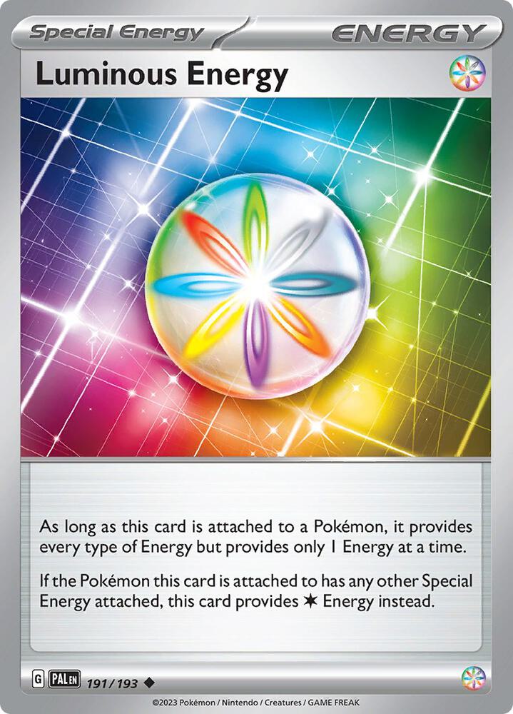 Luminous Energy 191/193, Paldea Evolved Pokémon card