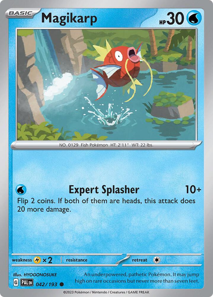 Magikarp 042/193, Paldea Evolved Pokémon card