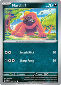 Maschiff 142/193 Reverse Holofoil, Paldea Evolved Pokémon card