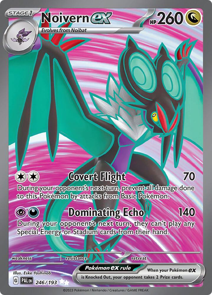 Noivern ex 246/193 Holofoil, Paldea Evolved Pokémon card
