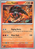 Paldean Tauros 028/193 Reverse Holofoil, Paldea Evolved Pokémon card