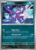 Sableye 136/193 Reverse Holofoil, Paldea Evolved Pokémon card