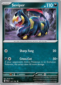 Seviper 137/193 Reverse Holofoil, Paldea Evolved Pokémon card