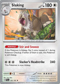 Slaking 162/193 Holofoil, Paldea Evolved Pokémon card