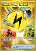 Superior Energy Retrieval 277/193 Holofoil, Paldea Evolved Pokémon card