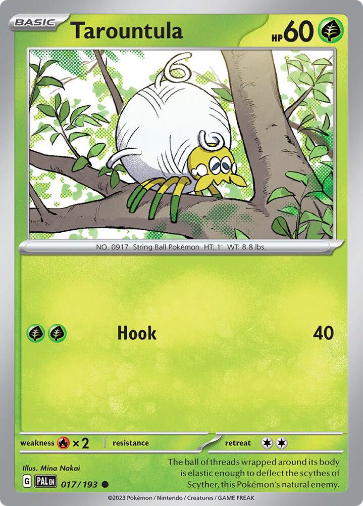 Tarountula 017/193, Paldea Evolved Pokémon card