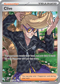 Clive 227/091 Holofoil, Paldean Fates Pokémon card