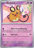 Dedenne 036/091 Reverse Holofoil — Paldean Fates Pokémon card