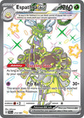 Espathra ex 214/091 Holofoil, Paldean Fates Pokémon card