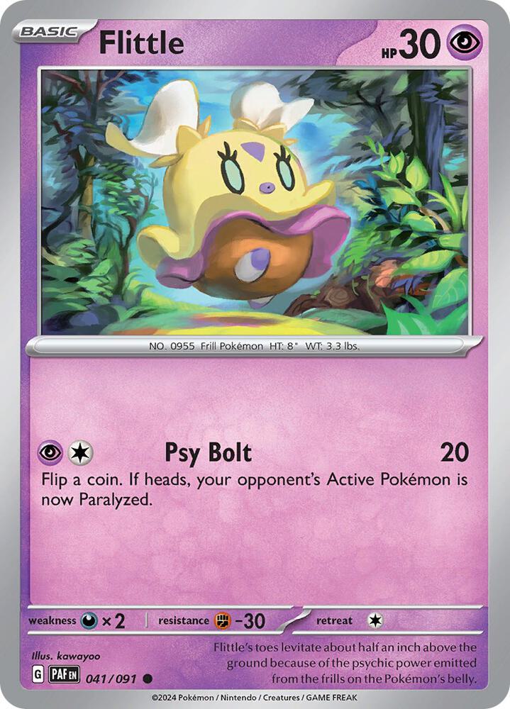 Flittle 041/091 — Paldean Fates Pokémon card
