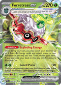 Forretress ex 002/091 Holofoil — Paldean Fates Pokémon card
