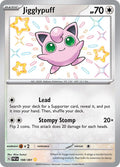 Jigglypuff 198/091 Holofoil, Paldean Fates Pokémon card