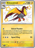 Kilowattrel 146/091 Holofoil, Paldean Fates Pokémon card