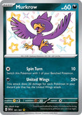 Murkrow 181/091 Holofoil, Paldean Fates Pokémon card