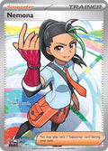 Nemona 229/091 Holofoil, Paldean Fates Pokémon card