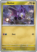 Noibat 068/091 Reverse Holofoil, Paldean Fates Pokémon card