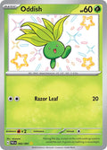 Oddish 092/091 Holofoil, Paldean Fates Pokémon card