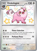 Oinkologne 208/091 Holofoil — Paldean Fates Pokémon card