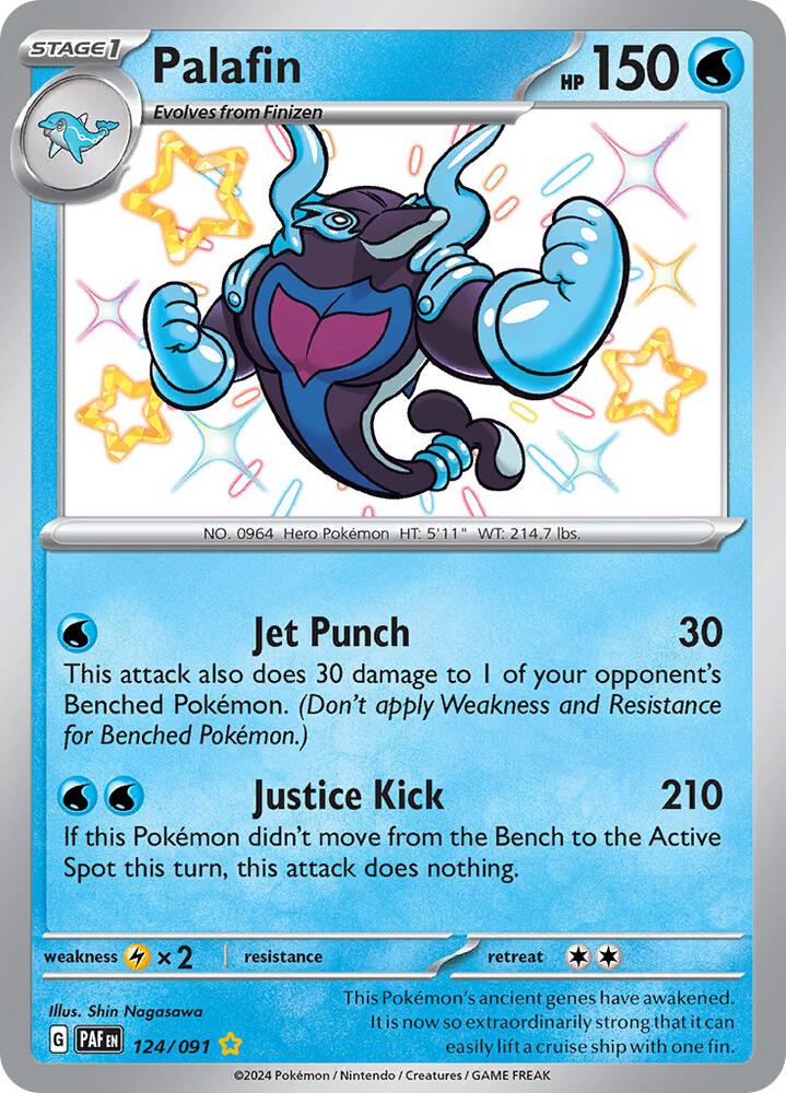 Pokemon - Paldean Fates - Palafin - 124/091 - Holofoil