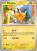 Pikachu 018/091 — Paldean Fates Pokémon card