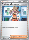 Professor's Research 087/091 Holofoil, Paldean Fates Pokémon card