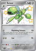 Scizor 191/091 Holofoil, Paldean Fates Pokémon card
