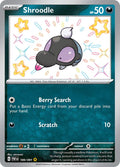 Shroodle 189/091 Holofoil, Paldean Fates Pokémon card