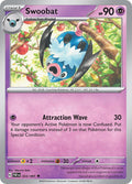 Swoobat 033/091 Reverse Holofoil — Paldean Fates Pokémon card