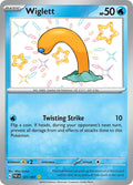 Wiglett 121/091 Holofoil — Paldean Fates Pokémon card