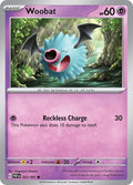 Woobat 032/091 Reverse Holofoil — Paldean Fates Pokémon card