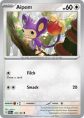 Aipom 145/182, Paradox Rift Pokémon card