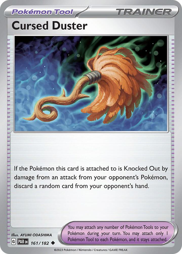 Cursed Duster 161/182, Paradox Rift Pokémon card