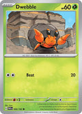 Dwebble 006/182 Reverse Holofoil, Paradox Rift Pokémon card