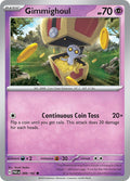 Gimmighoul 088/182 Reverse Holofoil, Paradox Rift Pokémon card