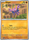 Gligar 091/182 Reverse Holofoil, Paradox Rift Pokémon card