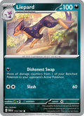 Liepard 115/182 Reverse Holofoil, Paradox Rift Pokémon card