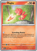 Magby 019/182 Reverse Holofoil, Paradox Rift Pokémon card