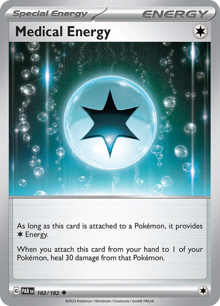 Medical Energy 182/182 Reverse Holofoil, Paradox Rift Pokémon card