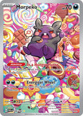 Morpeko 206/182 Holofoil, Paradox Rift Pokémon card