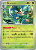 Simisage 005/182, Paradox Rift Pokémon card