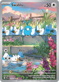 Swablu 213/182 Holofoil, Paradox Rift Pokémon card