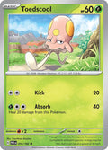 Toedscool 016/182 Reverse Holofoil, Paradox Rift Pokémon card