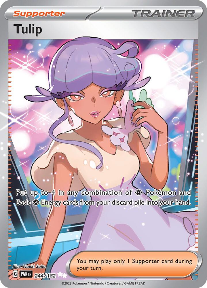 Pokemon - Paradox Rift - Tulip - 244/182 - Holofoil