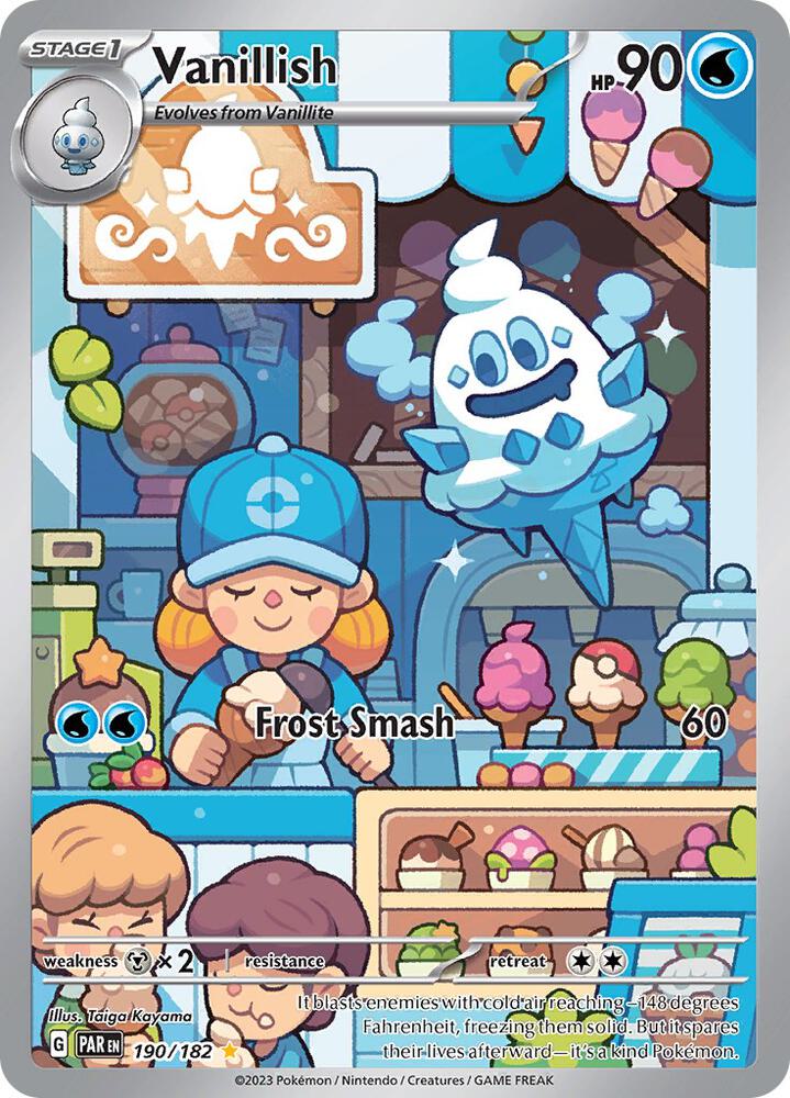 Pokemon - Paradox Rift - Vanillish - 190/182 - Holofoil