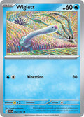 Wiglett 052/182 Reverse Holofoil, Paradox Rift Pokémon card