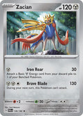 Zacian 136/182 Reverse Holofoil, Paradox Rift Pokémon card
