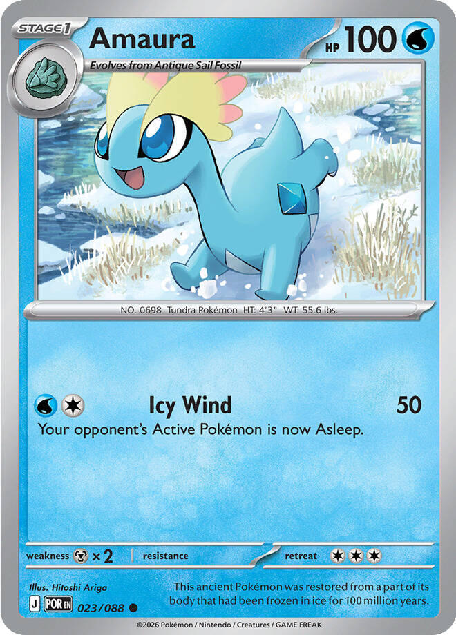 Pokemon - Perfect Order - Amaura - 023/088 - Normal