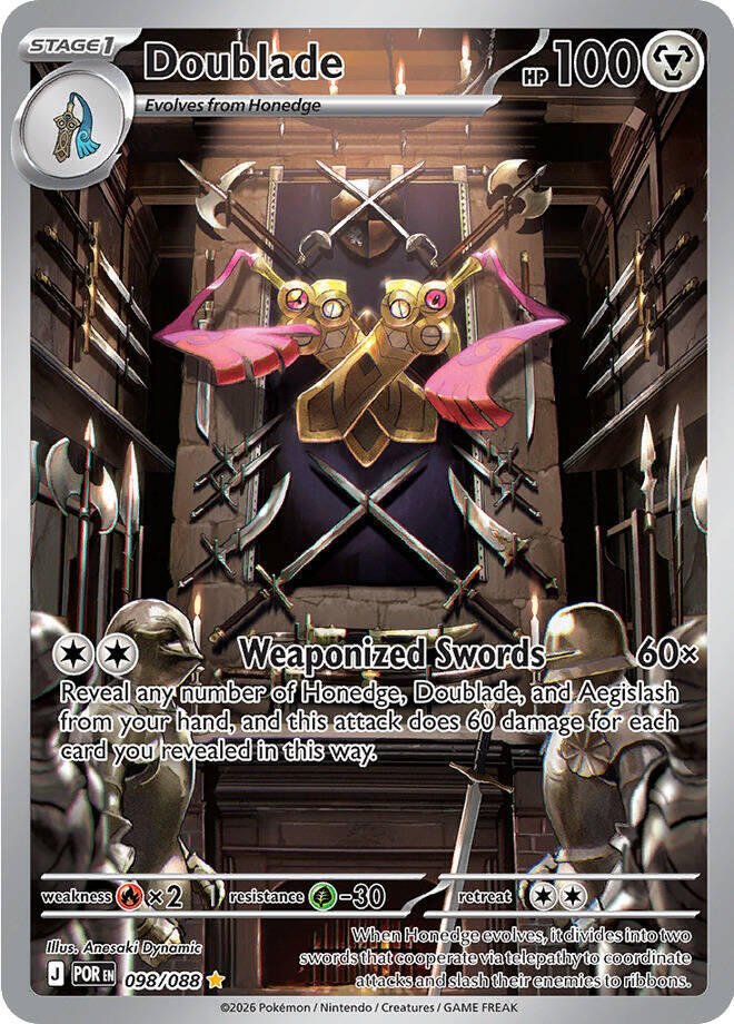 Pokemon - Perfect Order - Doublade - 098/088 - Holofoil